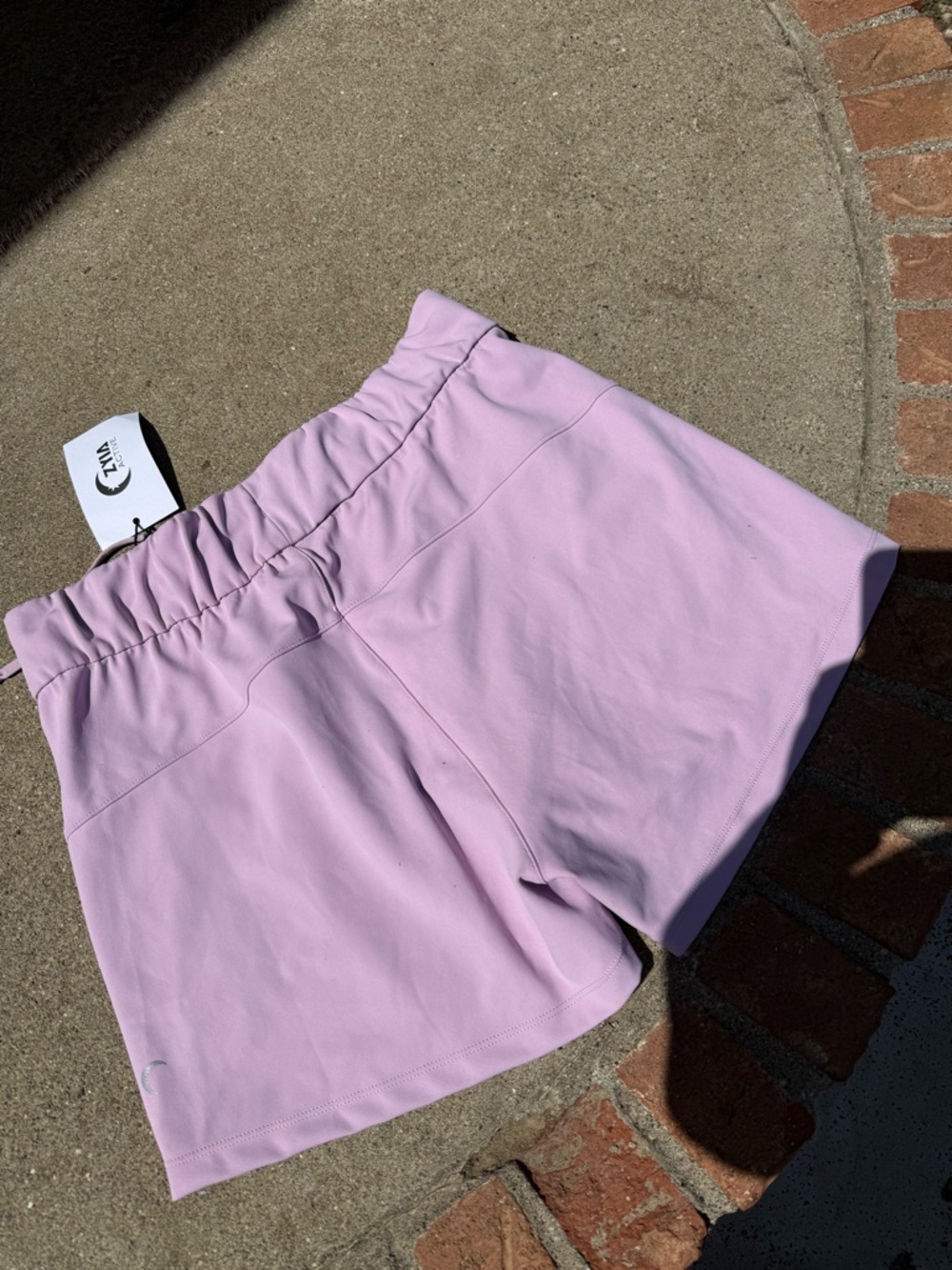Women’s Light Lilac Club Shorts Zyia - Picture 2 of 3